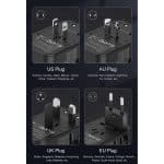 Custom Expedition 4.0 - Universal Travel Adapter Featuring 35w USB-C Port - 3