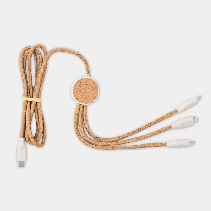 Custom Corq - Eco Friendly Cork Multi-Cable - 1