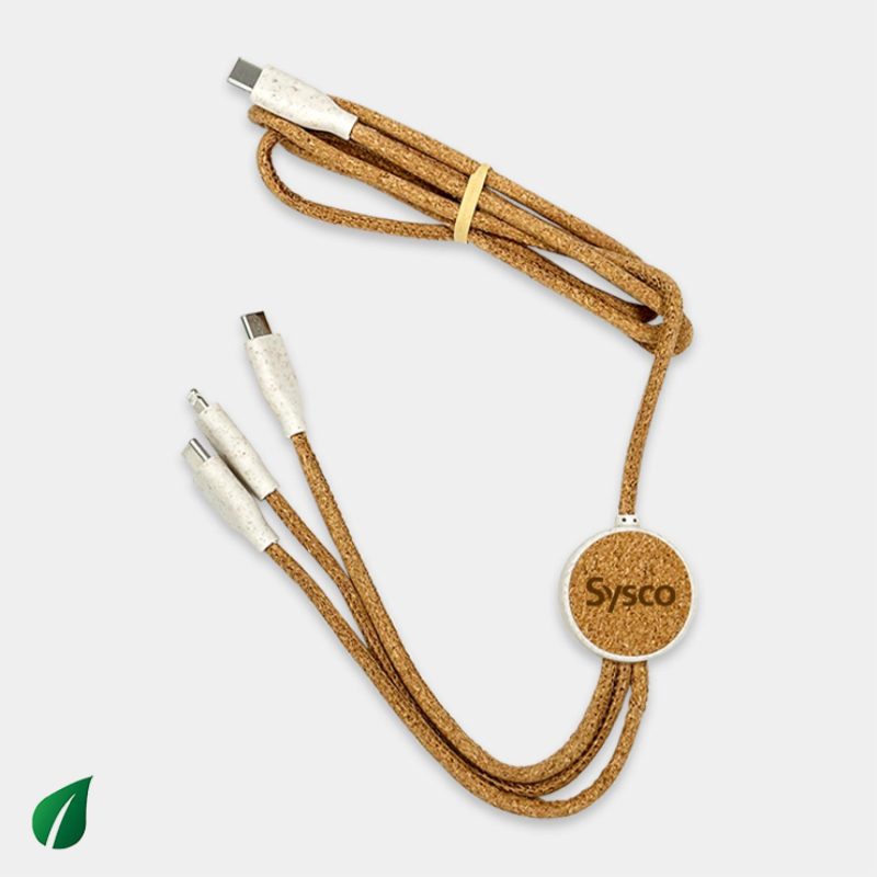 Custom Corq - Eco Friendly Cork Multi-Cable