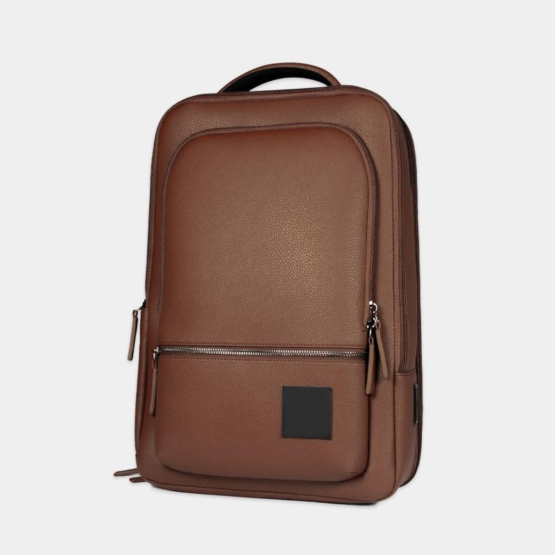 Custom Oxford - 16" Laptop Backpack with Luggage Strap - 1