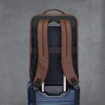 Custom Oxford - 16" Laptop Backpack with Luggage Strap - 2
