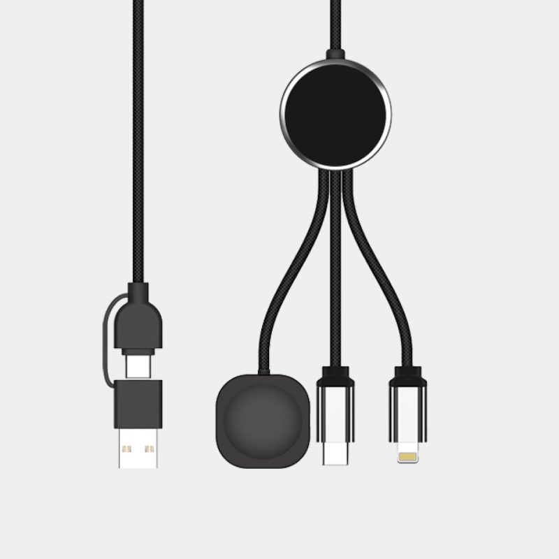 Custom Sammy - LED Multi-Cable Featuring Apple Watch Charging Dock - 1