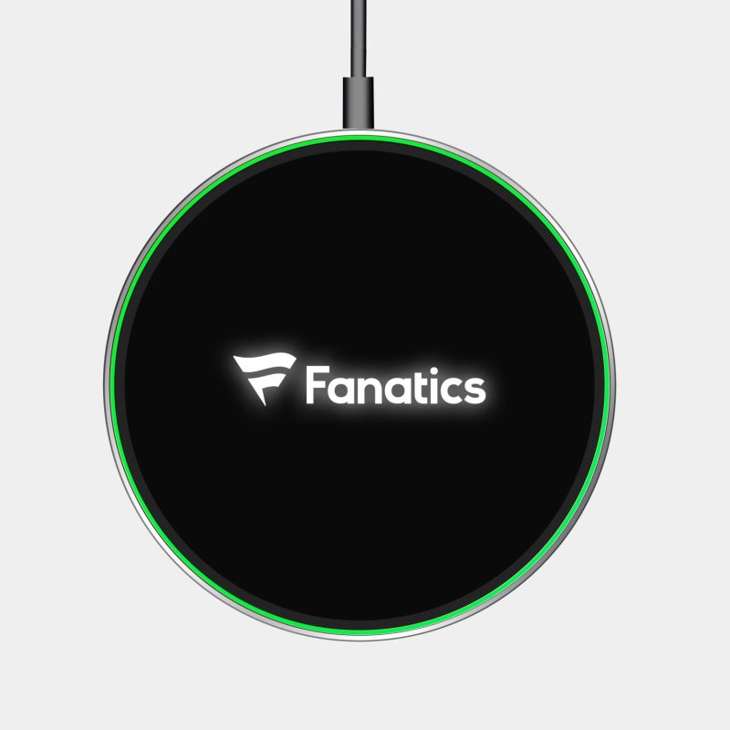 Custom Orbit LED - 15W Aluminum Wireless Charger with LED Display