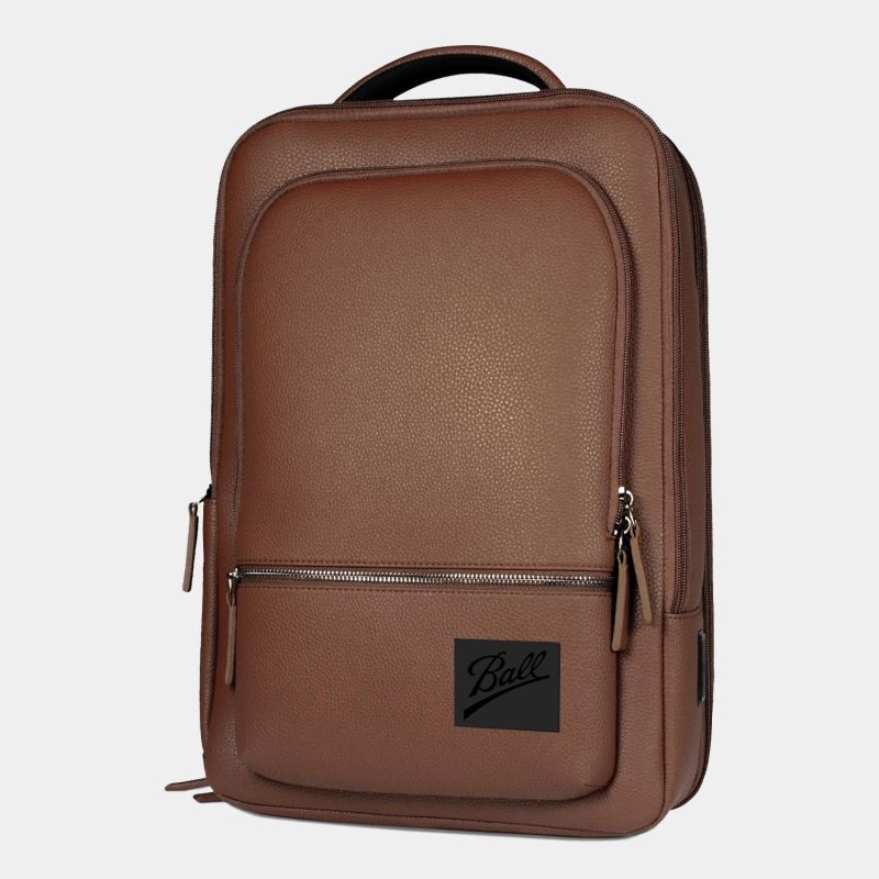 Custom Oxford - 16" Laptop Backpack with Luggage Strap - 4