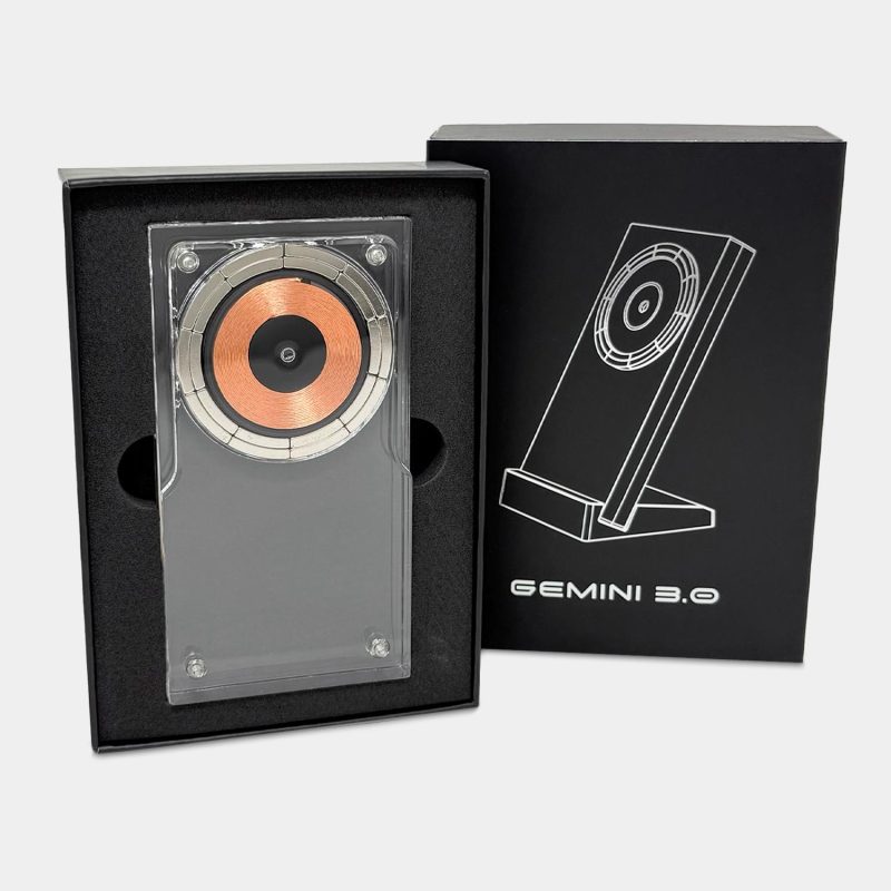 Custom Gemini Qi 3.0 - 15w Acrylic Wireless Charger - 1