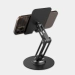 Custom Evo XL - Aluminum Phone and Tablet Stand Featuring Adjustable Height and Rotating Base - 2
