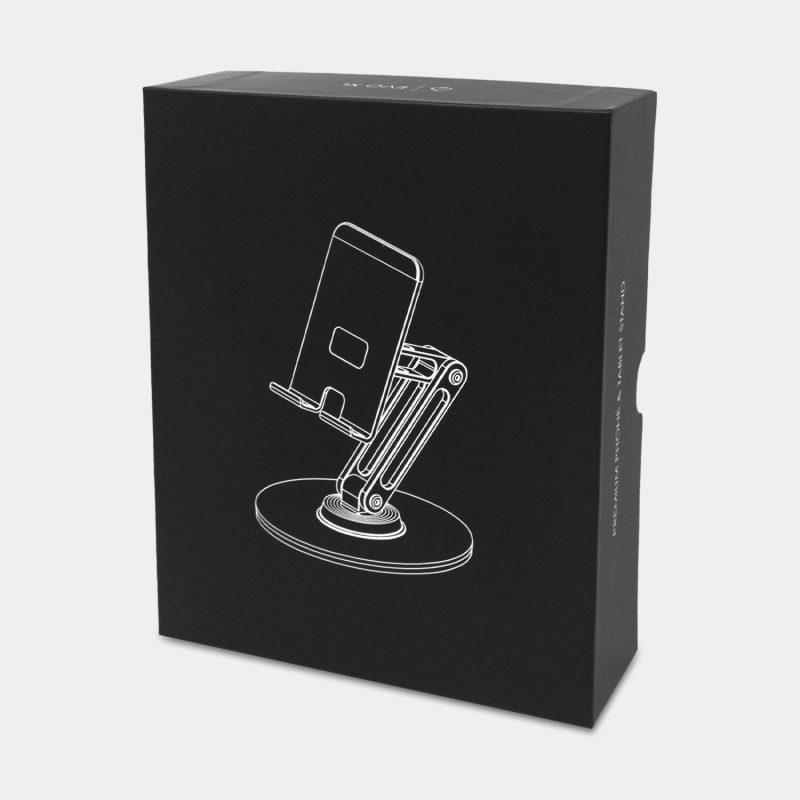 Custom Evo XL - Aluminum Phone and Tablet Stand Featuring Adjustable Height and Rotating Base - 5